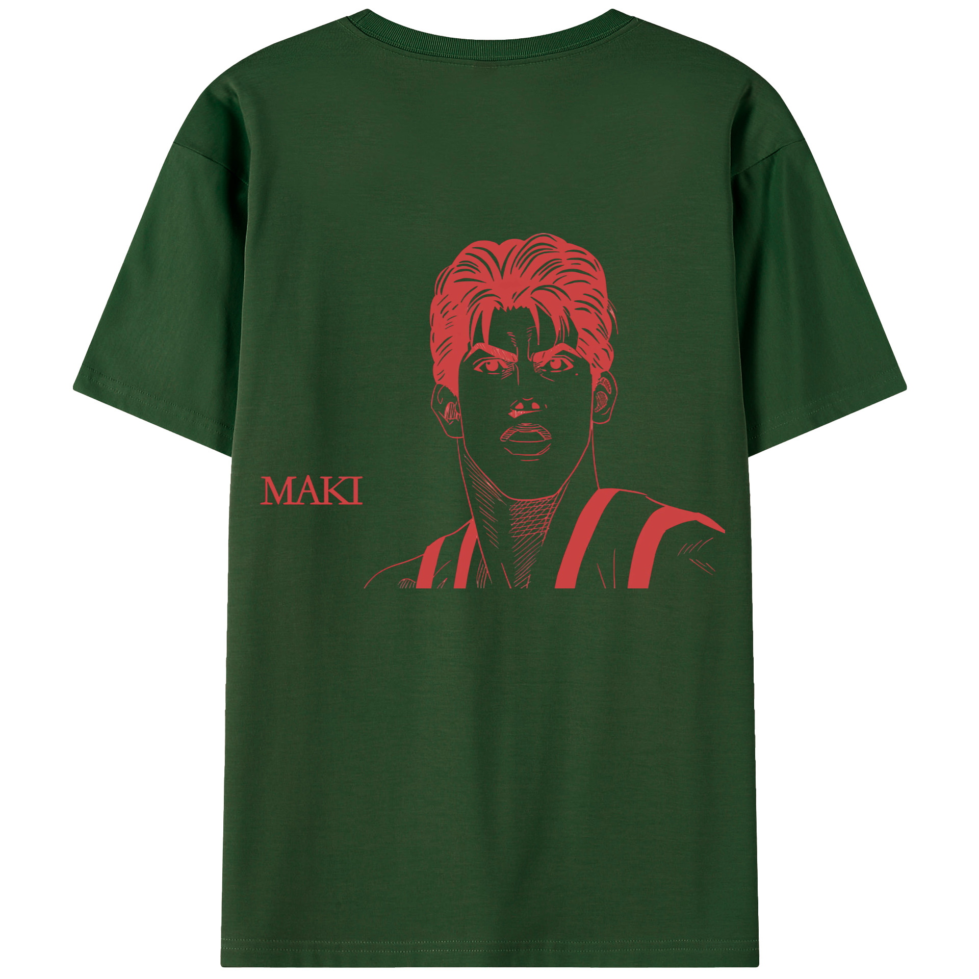 SLAM DUNK／スラムダンク 綿100％半袖Tシャツ（背面プリント）